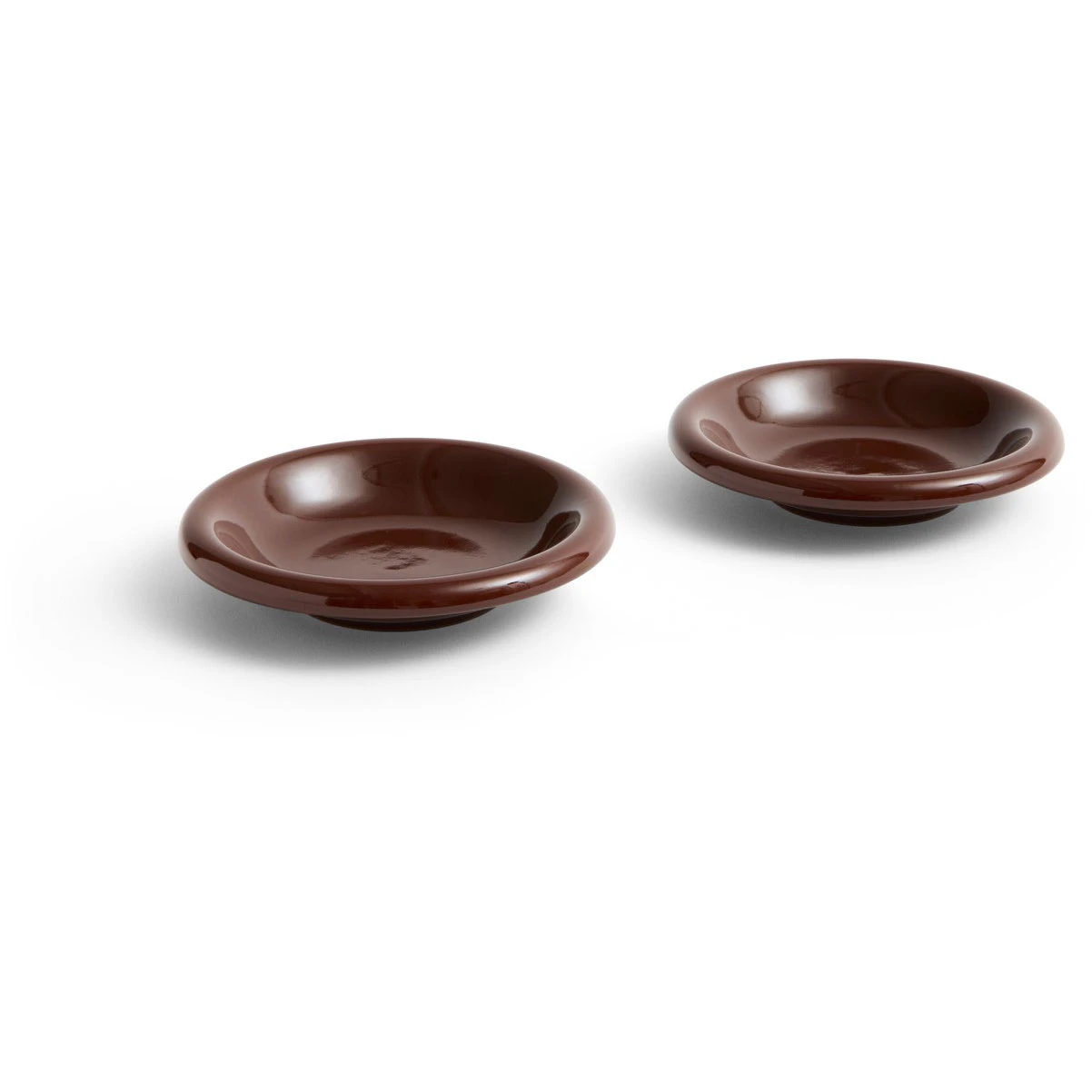 Hay Barro Bowl Set Of 2 Burgundy - Dessertsk&aring;lar Terrakotta R&ouml;d