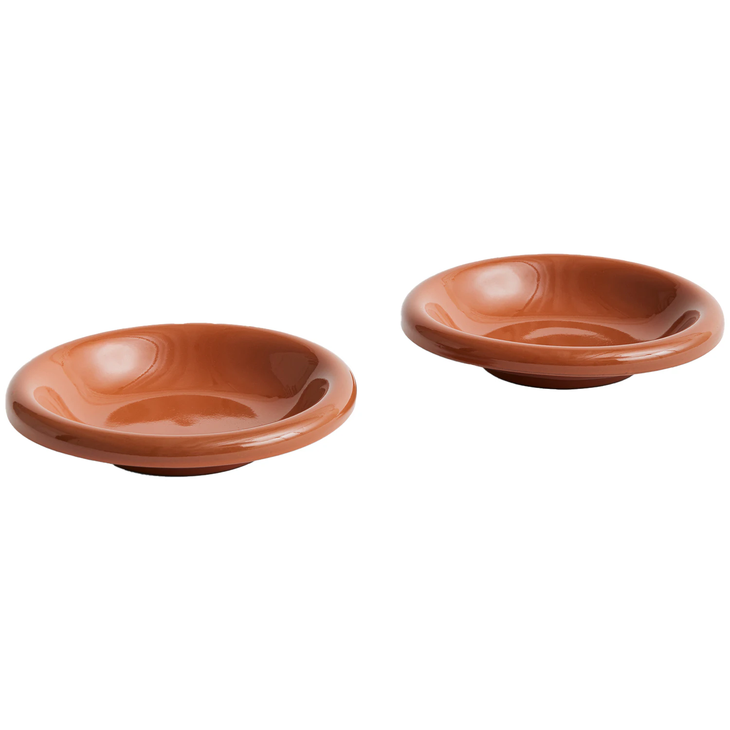 Hay Barro Bowl Set Of 2 - Dessertsk&aring;lar Terrakotta Natural