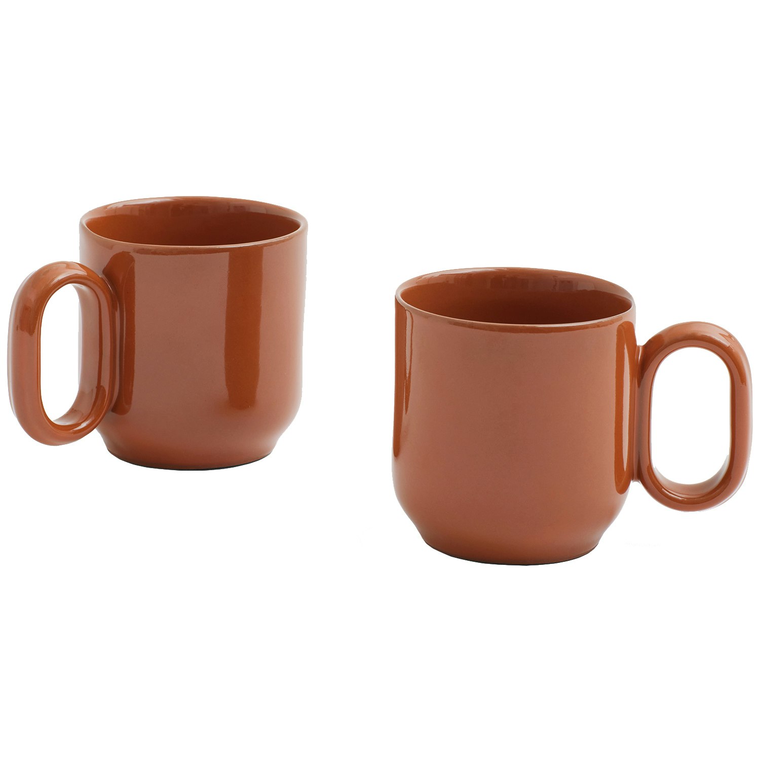 Hay Barro Cup Set Of 2 - Kaffekoppar Terrakotta Natural