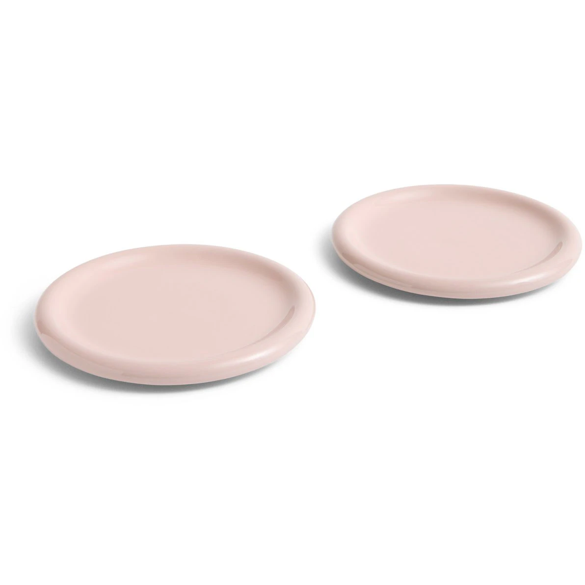 Hay Barro Plate Set Of 2 &Oslash;24 Cm Pink - Assietter Terrakotta Rosa