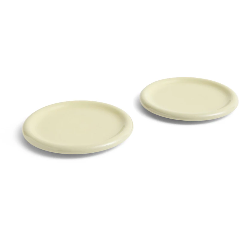Barro Plate Set of 2 Ø24 cm, Pistachio