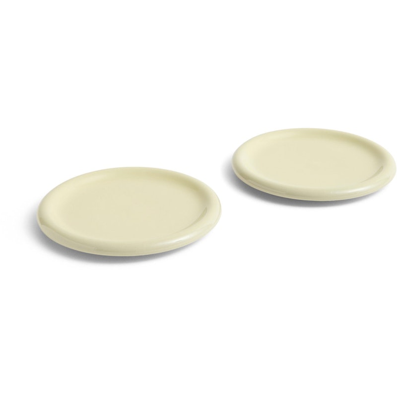 Barro Plate Set of 2 Ø24 cm, Pistachio