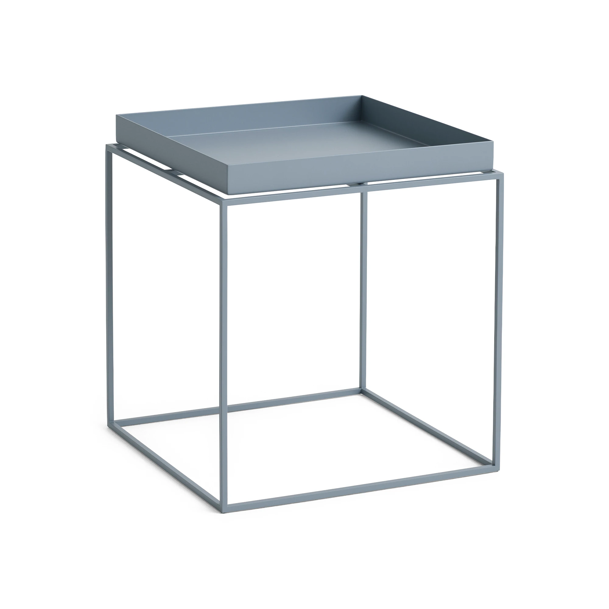 Hay Brickbord 40x40 Cm - Sidobord & Avlastningsbord Pulverlackat St&aring;l Pigeon Blue