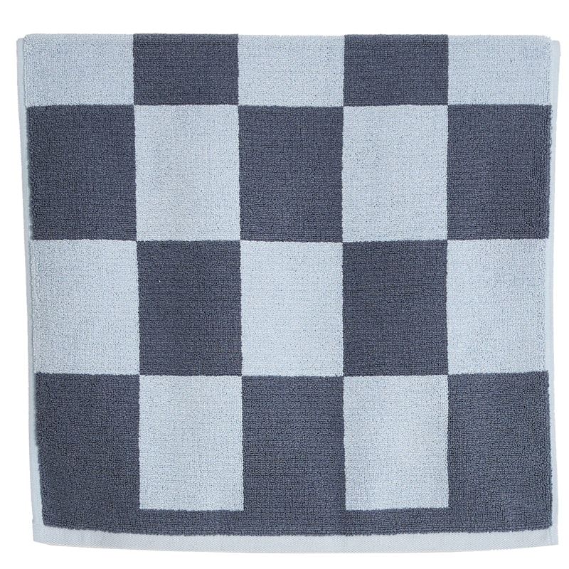 Check Badrumsmatta 50x90 cm, Steel Blue