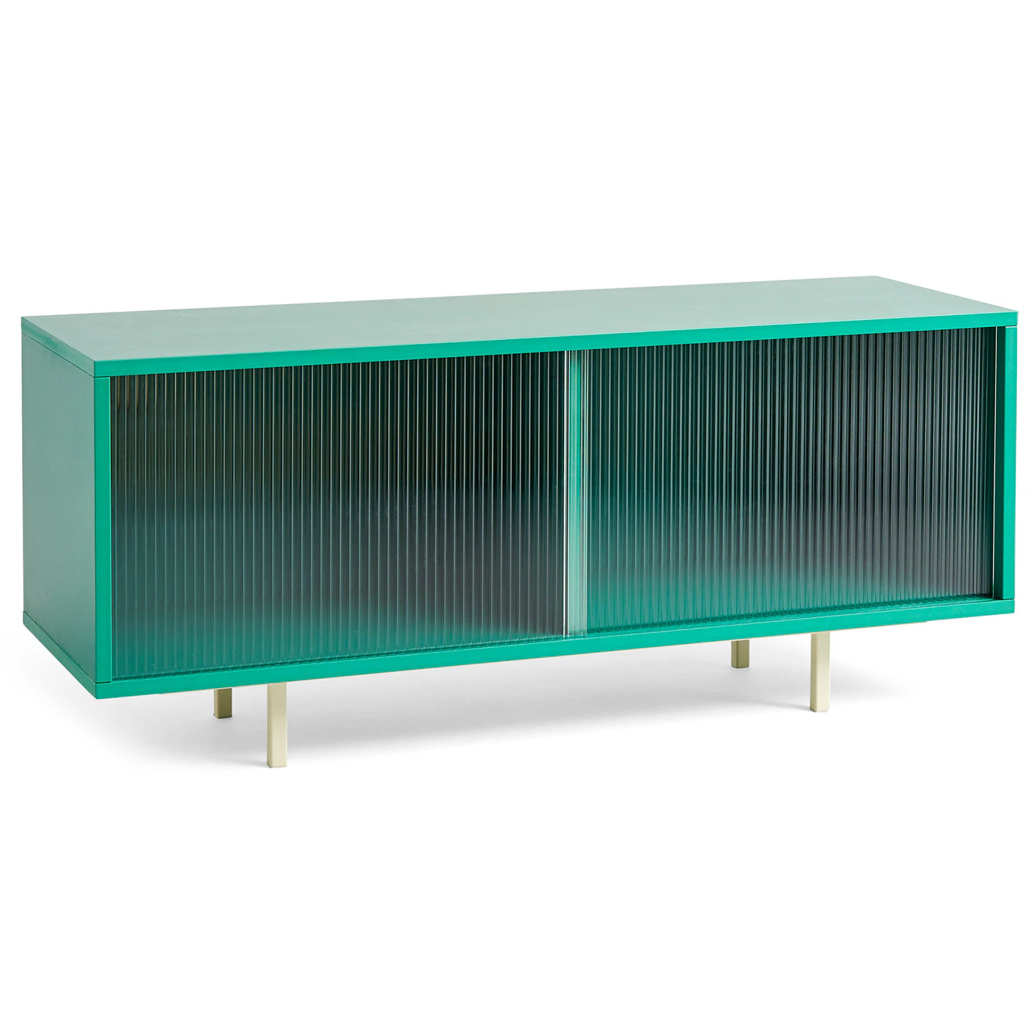 Hay Colour Cabinet Sideboard d&ouml;rr 120 Cm / - Sk&auml;nkar & sideboards Glas Dark Mint