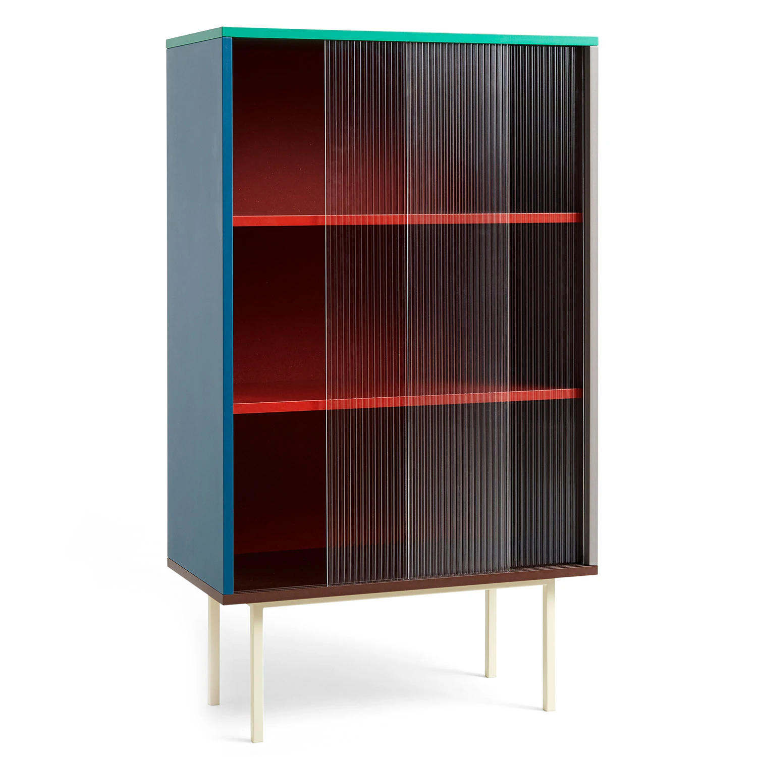 Hay Colour Cabinet Vitrinsk&aring;p d&ouml;rr / - Sk&aring;p & vitrinsk&aring;p Glas Multi