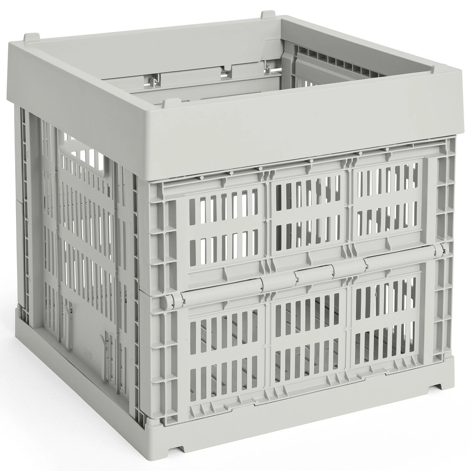 Hay Colour Crate Cube Förvaring Grey - Korgar Återanvänd Plast Grå