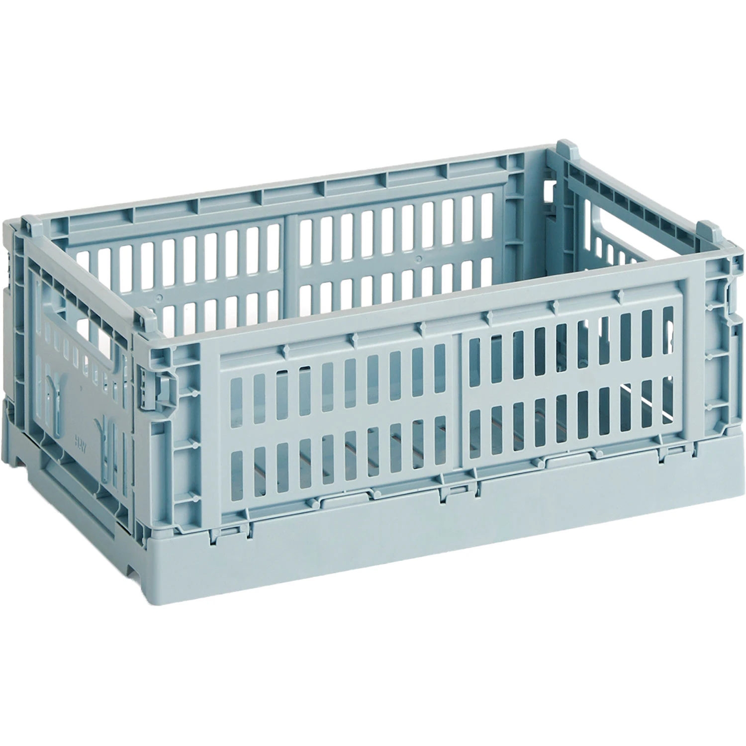 Hay Colour Crate Förvaringslåda S 17x26,5 Cm - Boxar & askar Återanvänd Plast Dusty Blue
