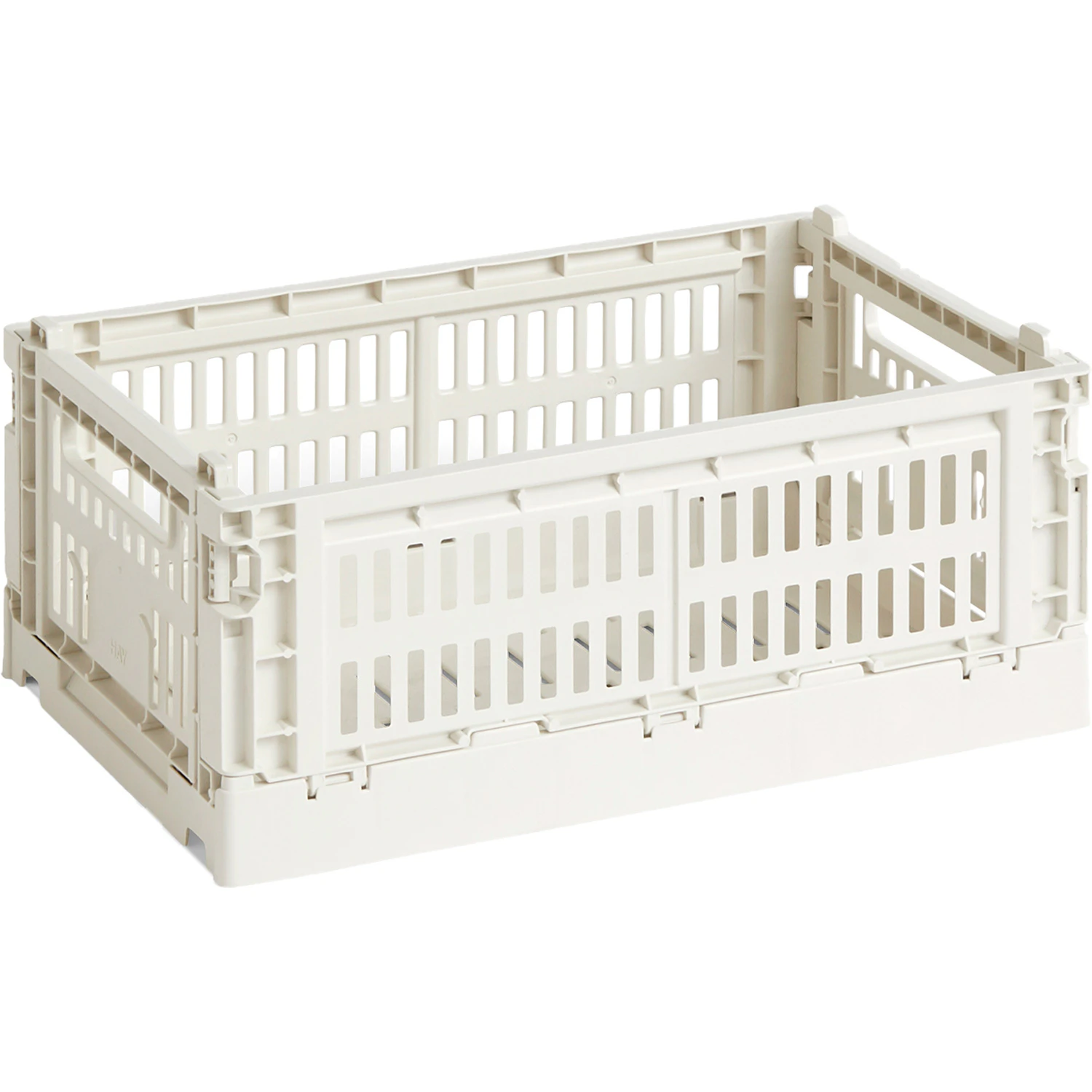 Hay Colour Crate Förvaringslåda S 17x26,5 Cm - Boxar & askar Återanvänd Plast Off-White