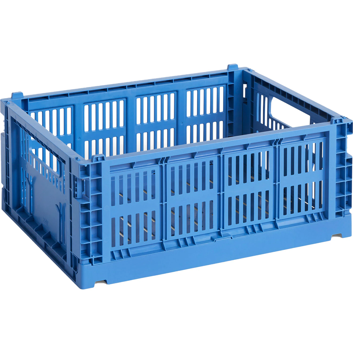 Hay Colour Crate Förvaringslåda M 26,5xx34,5 Cm - Boxar & askar Återanvänd Plast Electric Blue