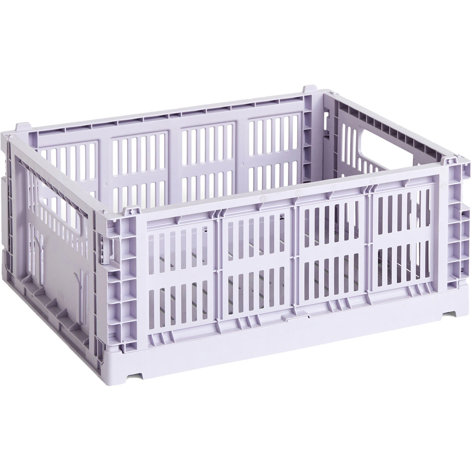 Hay Colour Crate Förvaringslåda M 26,5xx34,5 Cm - Boxar & askar Återanvänd Plast Lavendel