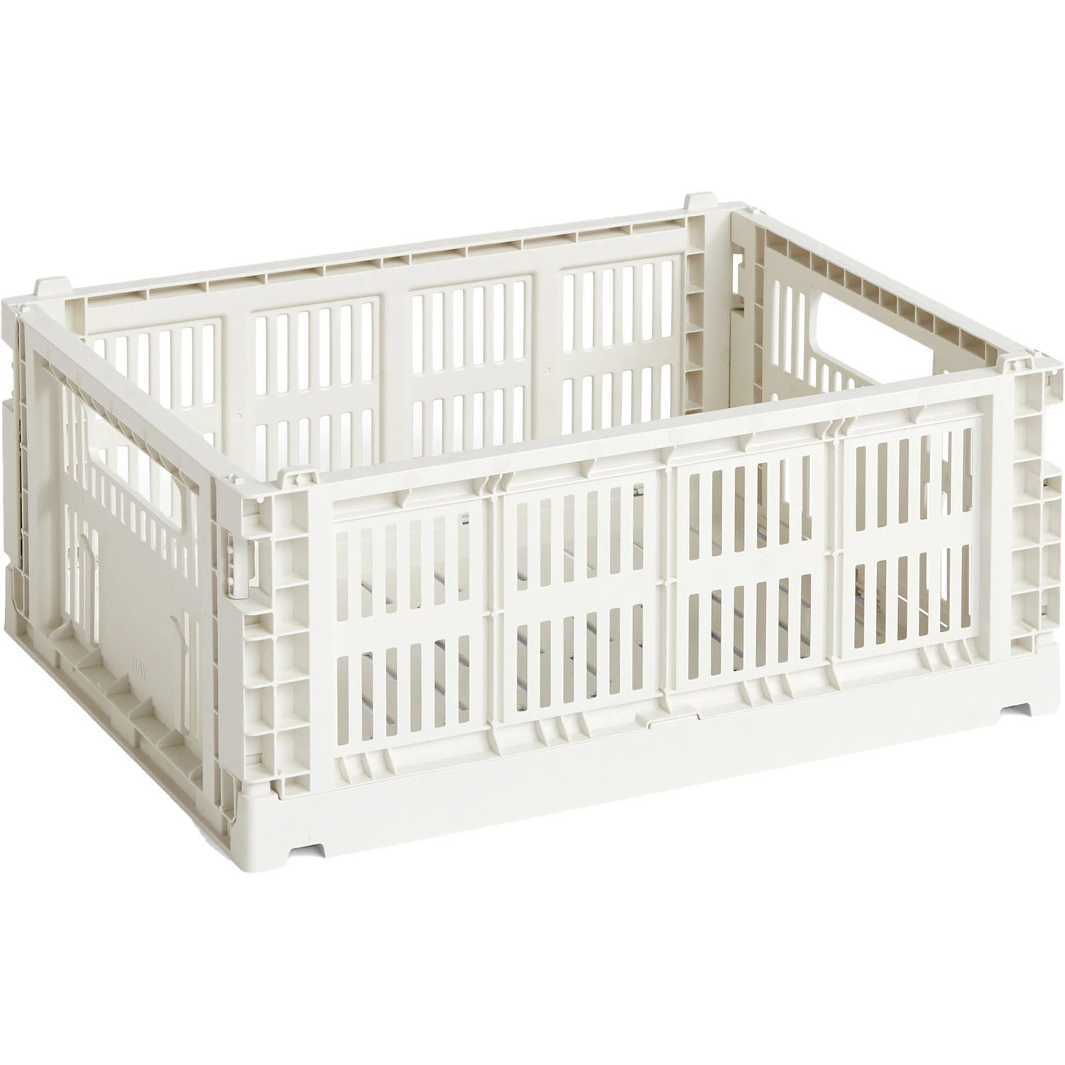 Hay Colour Crate Förvaringslåda M 26,5xx34,5 Cm - Boxar & askar Återanvänd Plast Off-White