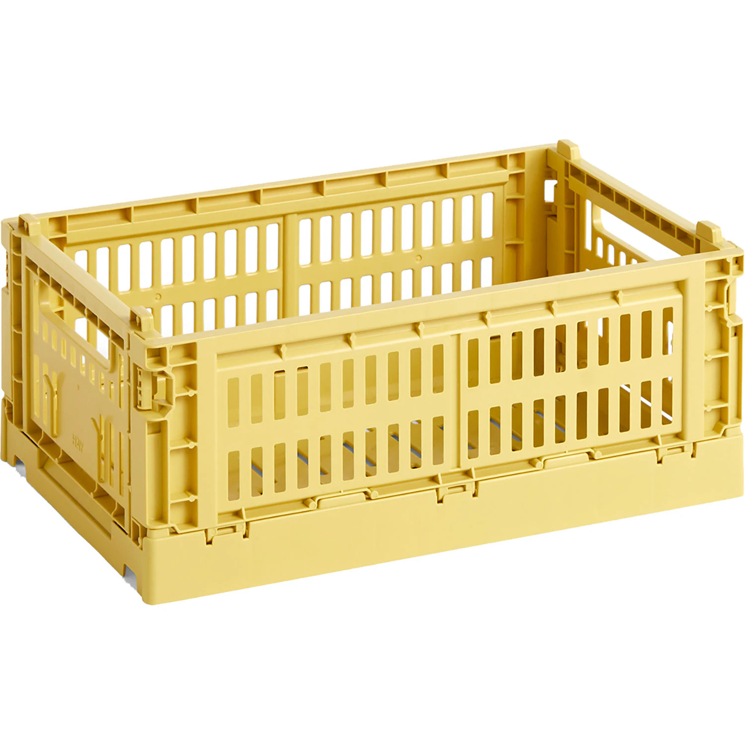 Hay Colour Crate Förvaringslåda S 17x26,5 Cm - Boxar & askar Återanvänd Plast Dusty Yellow