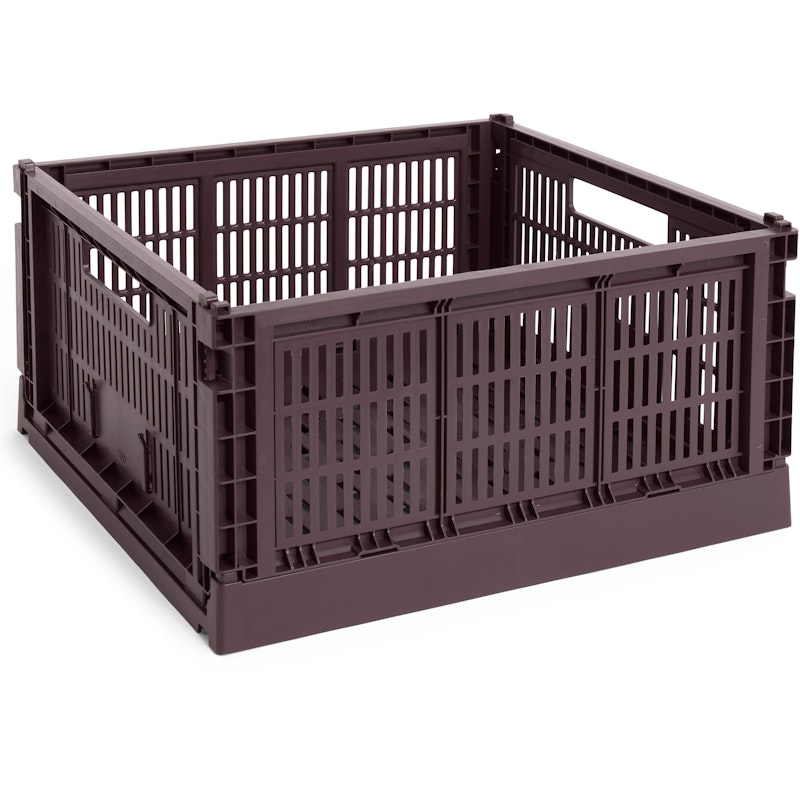 Colour Crate Large Square Förvaring, Bordeaux