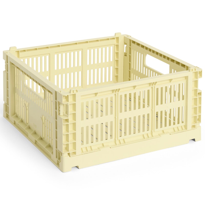 Colour Crate Medium Square Förvaring, Light Yellow