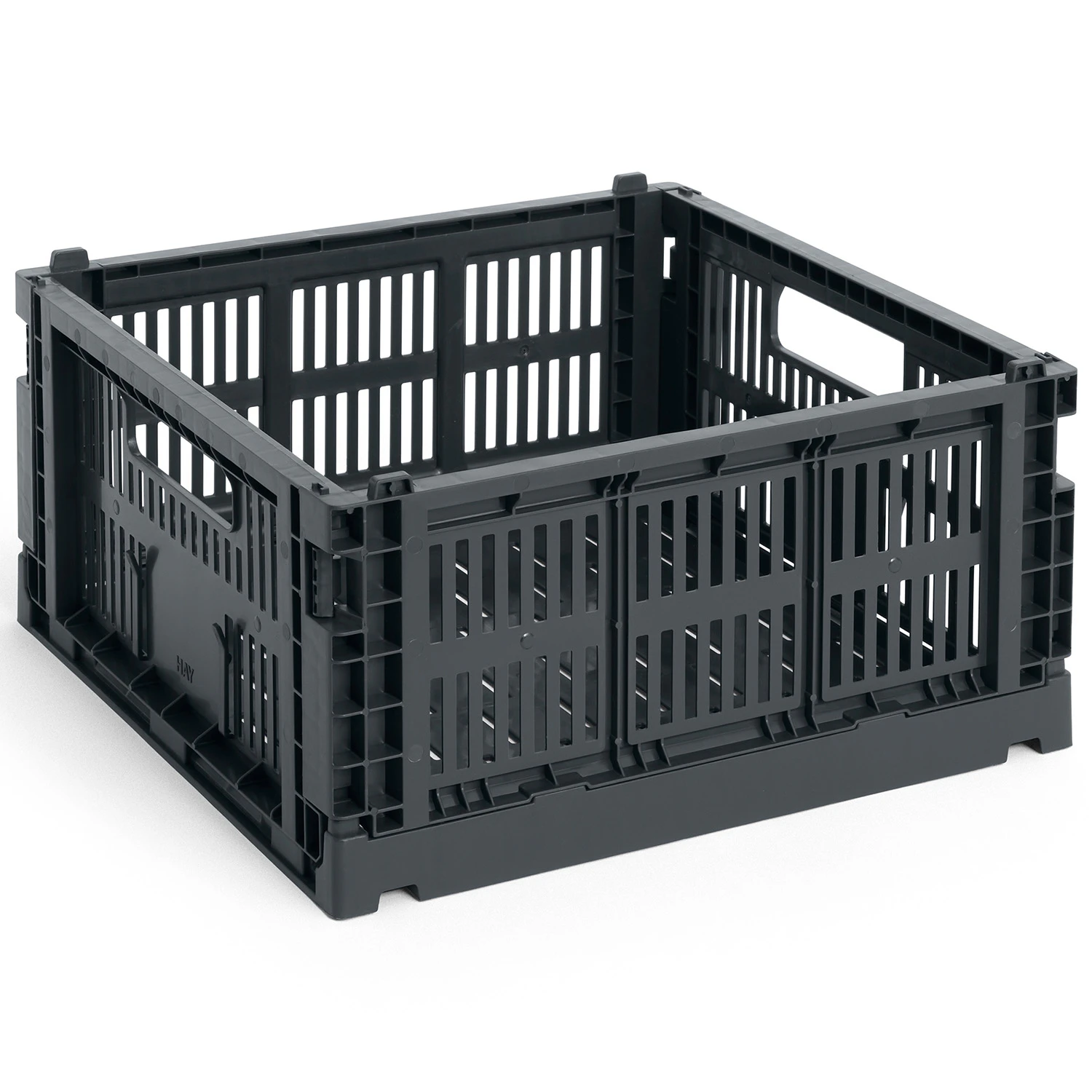 Hay Colour Crate Medium Square Förvaring - Korgar Charcoal
