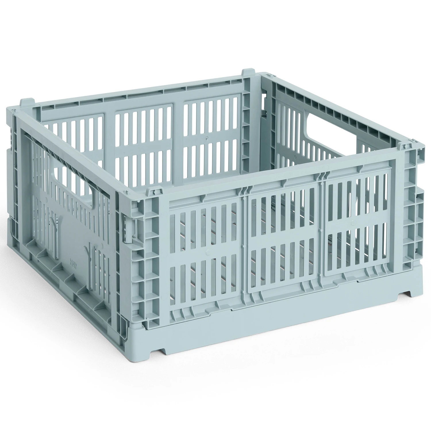 Hay Colour Crate Medium Square Förvaring - Korgar Dusty Blue