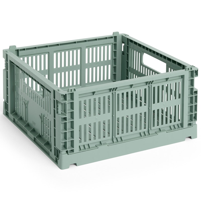 Colour Crate Medium Square Förvaring, Sage Green