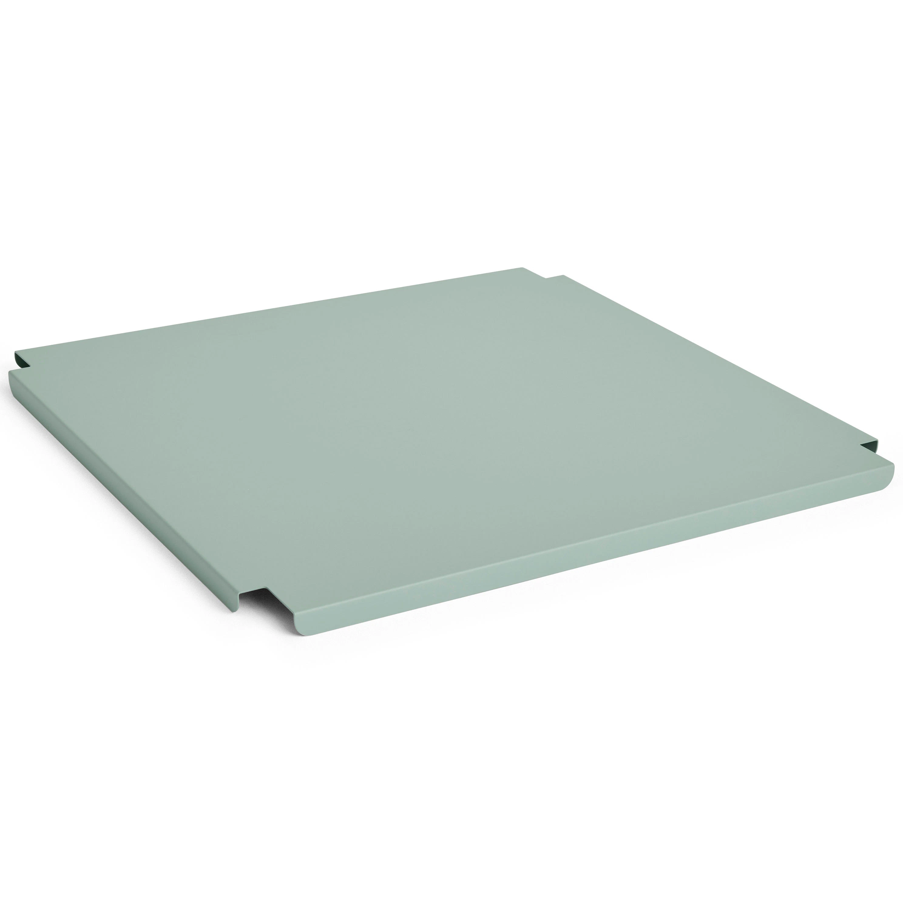 Hay Colour Crate Metal Large Square Lock - Korgar Pulverlackat Stål Sage Green