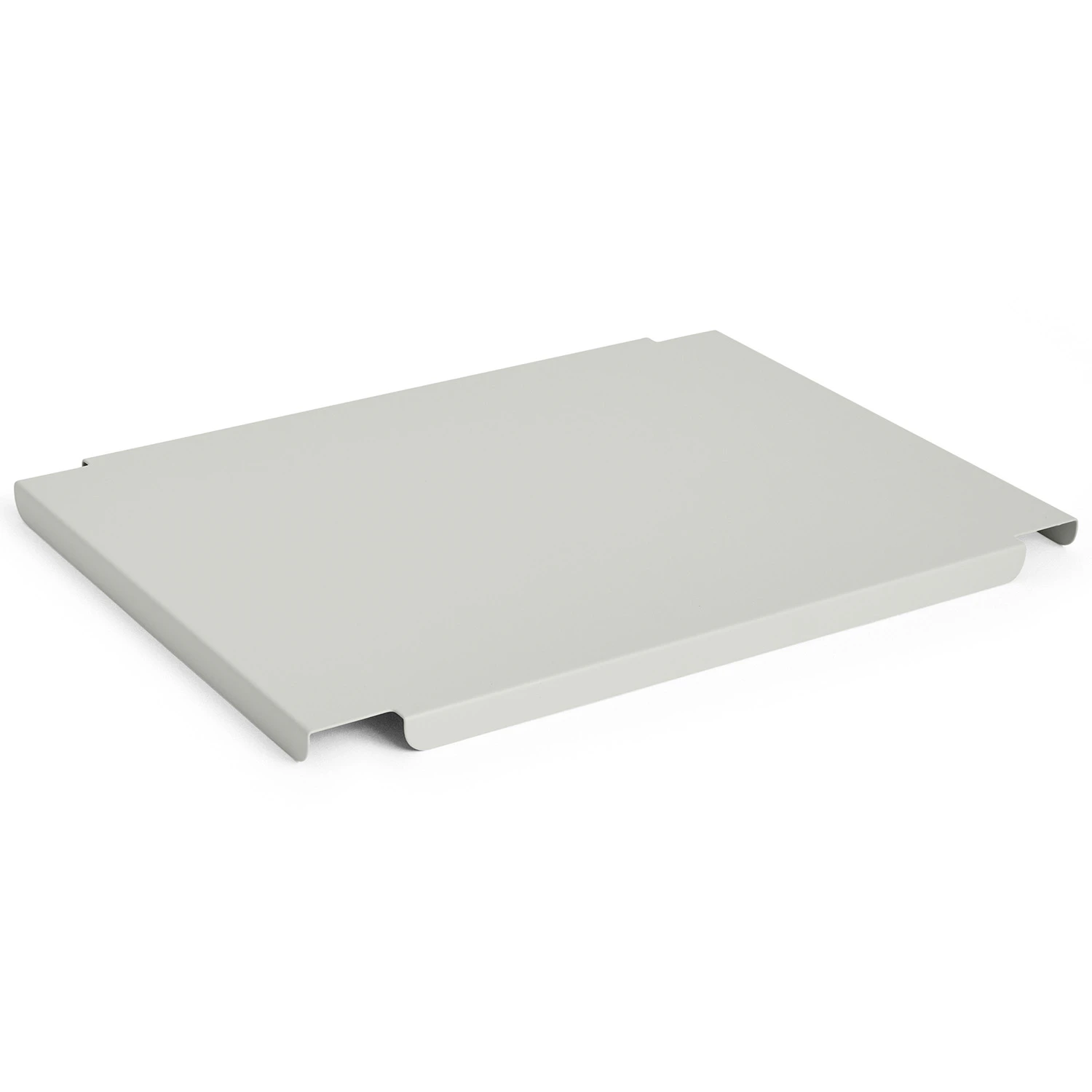 Hay Colour Crate Metal Medium Lock Grey - Korgar Pulverlackat Stål Grå