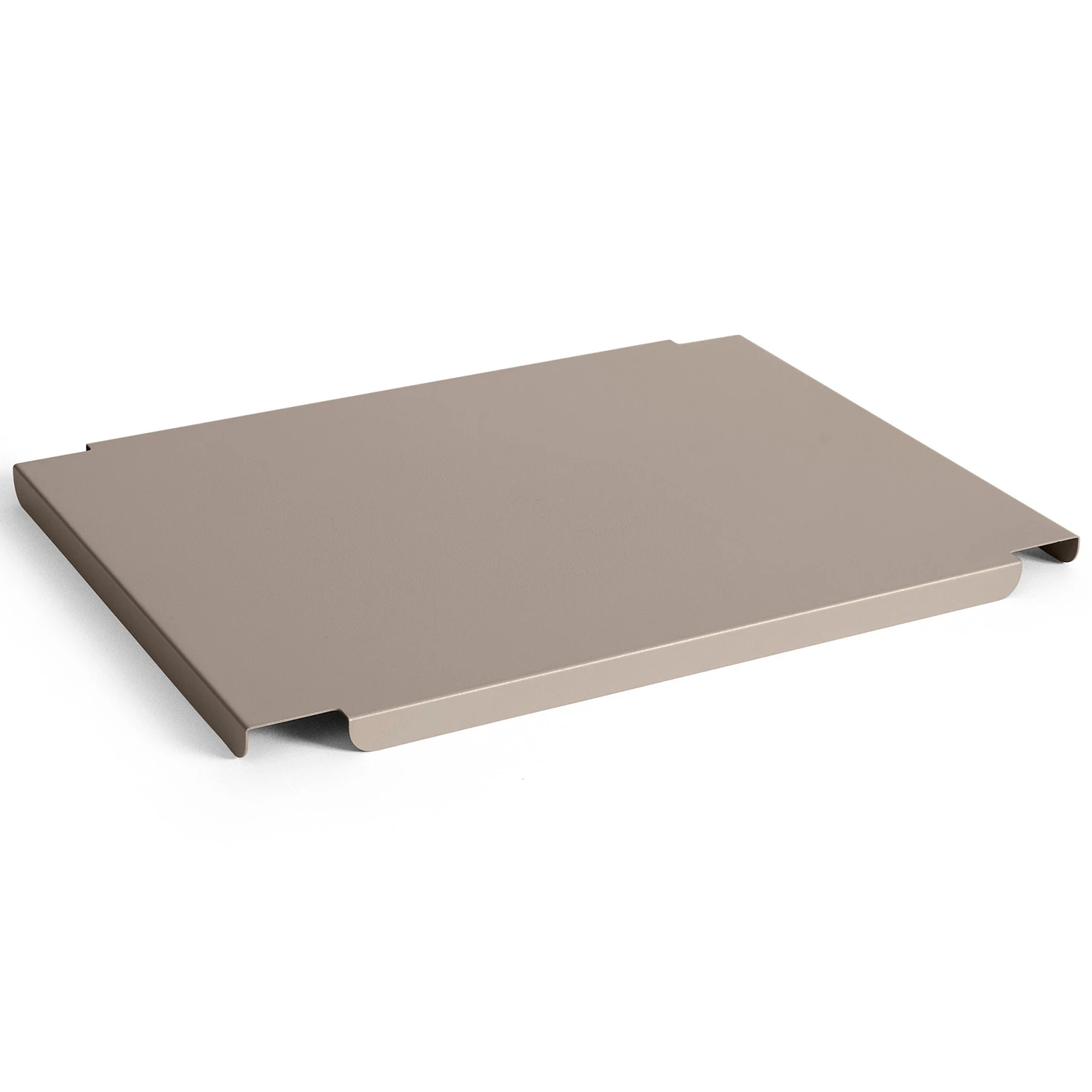 Hay Colour Crate Metal Medium Lock Warm Grey - Korgar Pulverlackat Stål Varmgrå