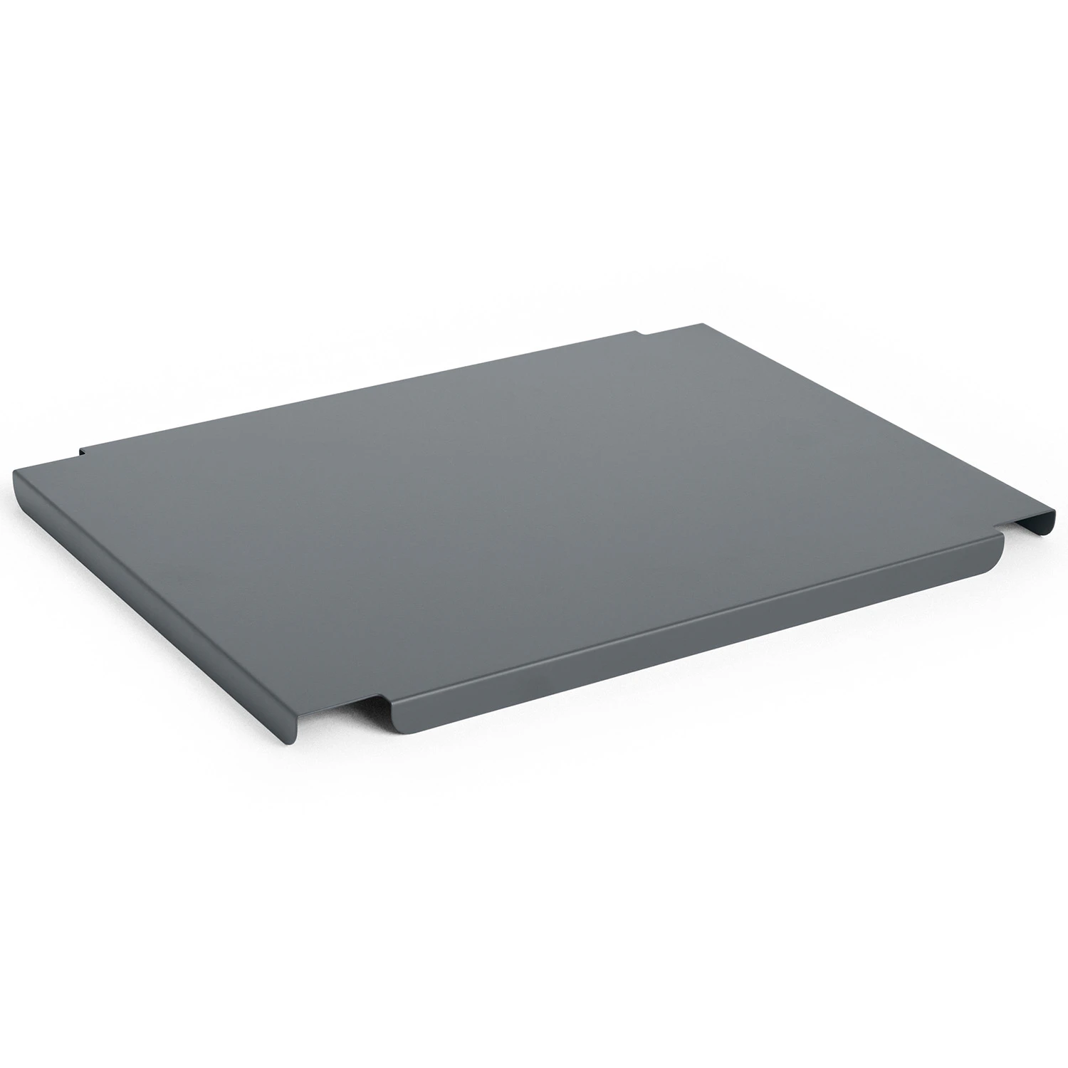 Hay Colour Crate Metal Medium Lock - Korgar Pulverlackat Stål Charcoal