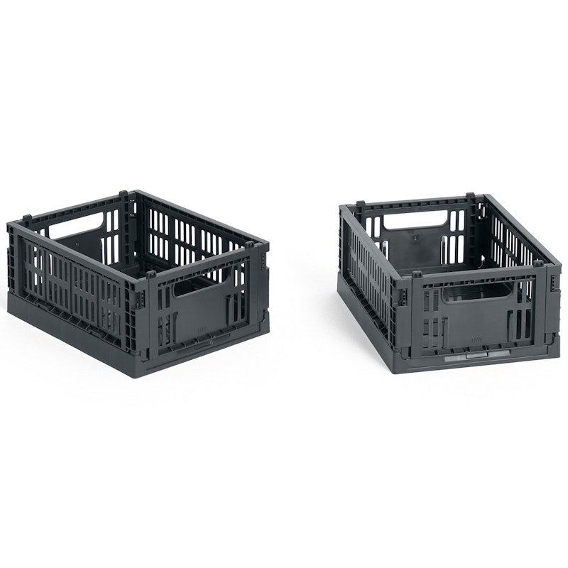 Colour Crate Mini Förvaring 2-pack, Charcoal