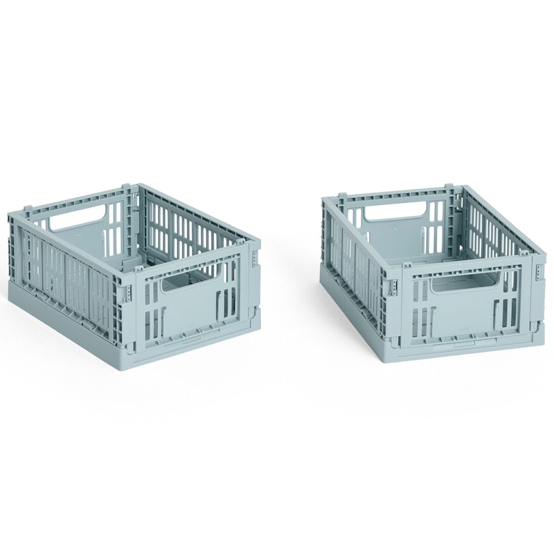 Colour Crate Mini Förvaring 2-pack, Dusty Blue