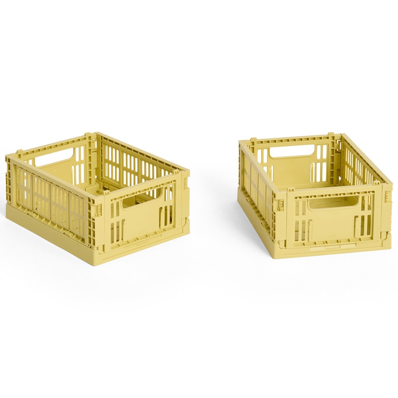 Colour Crate Mini Förvaring 2-pack, Dusty Yellow