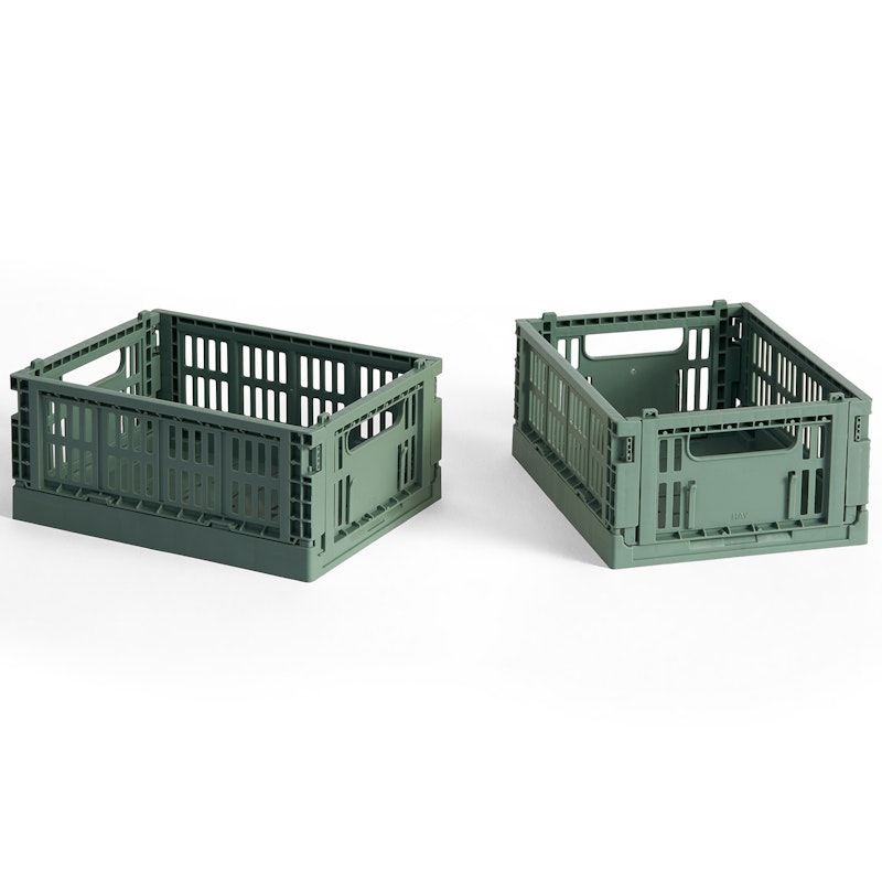 Colour Crate Mini Förvaring 2-pack, Sage Green