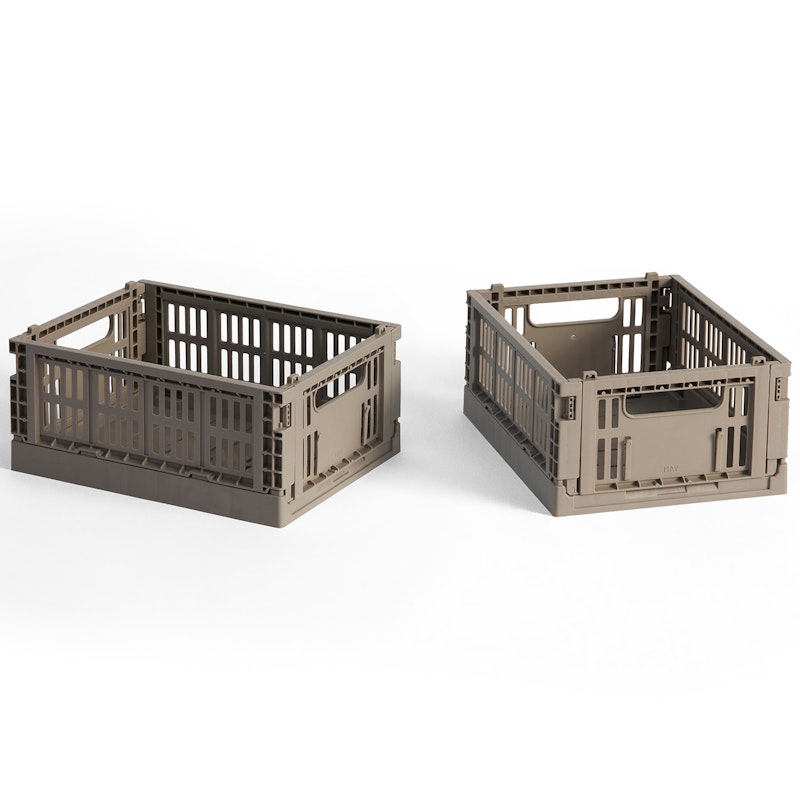 Colour Crate Mini Förvaring 2-pack, Warm Grey