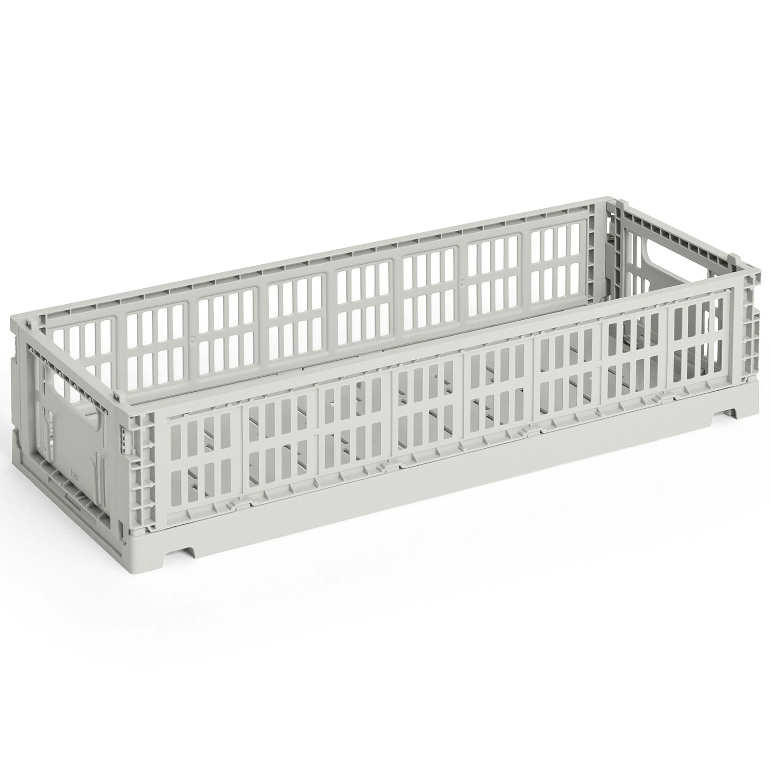 Hay Colour Crate Mini Oblong Förvaring Grey - Korgar Återanvänd Plast Grå