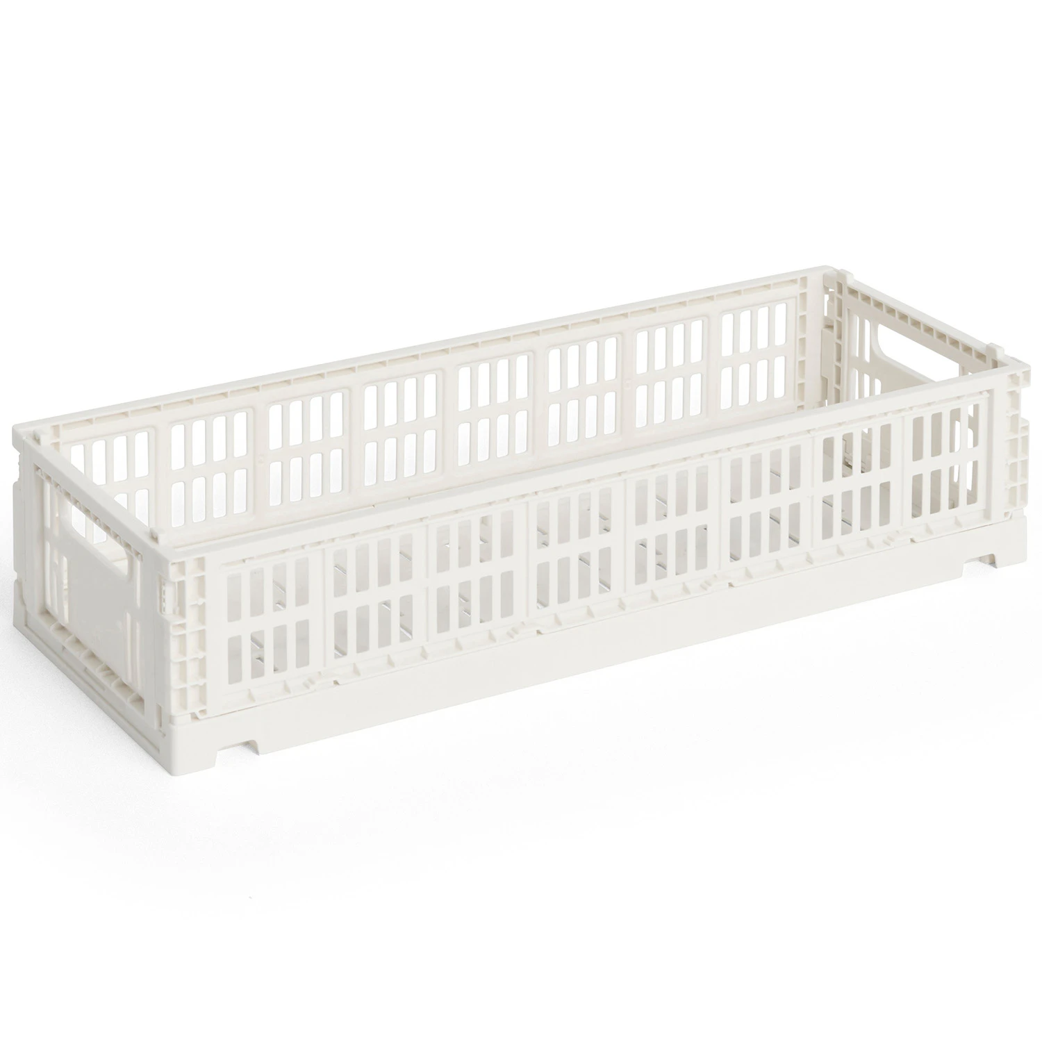 Hay Colour Crate Mini Oblong Förvaring - Korgar Återanvänd Plast Off-White