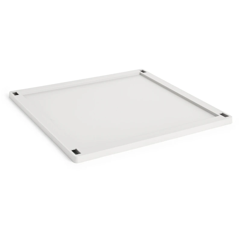 Colour Crate Plastic Large Square Lock, Off-White