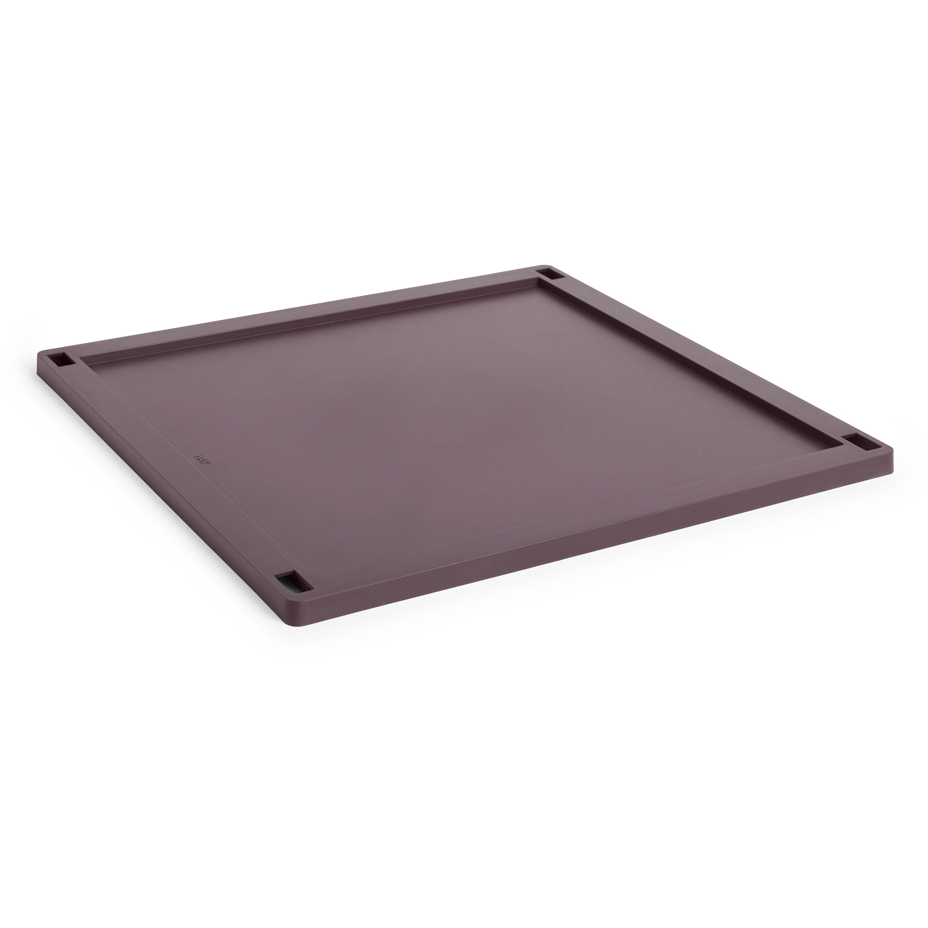 Hay Colour Crate Plastic Large Square Lock - Korgar Återanvänd Plast Bordeaux