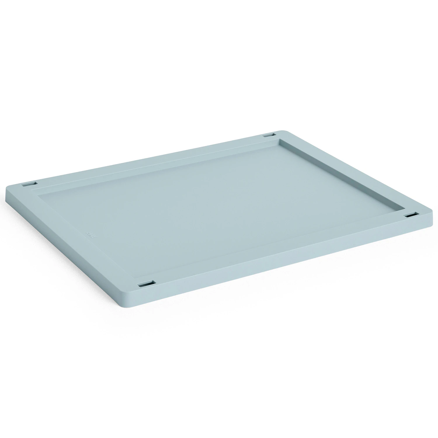 Hay Colour Crate Plastic Medium Lock - Korgar Återanvänd Plast Dusty Blue