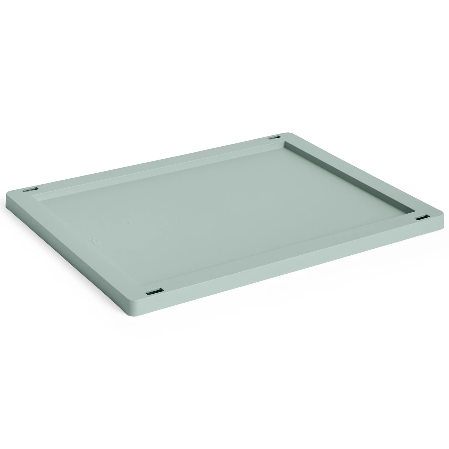 Hay Colour Crate Plastic Medium Lock - Korgar Återanvänd Plast Sage Green