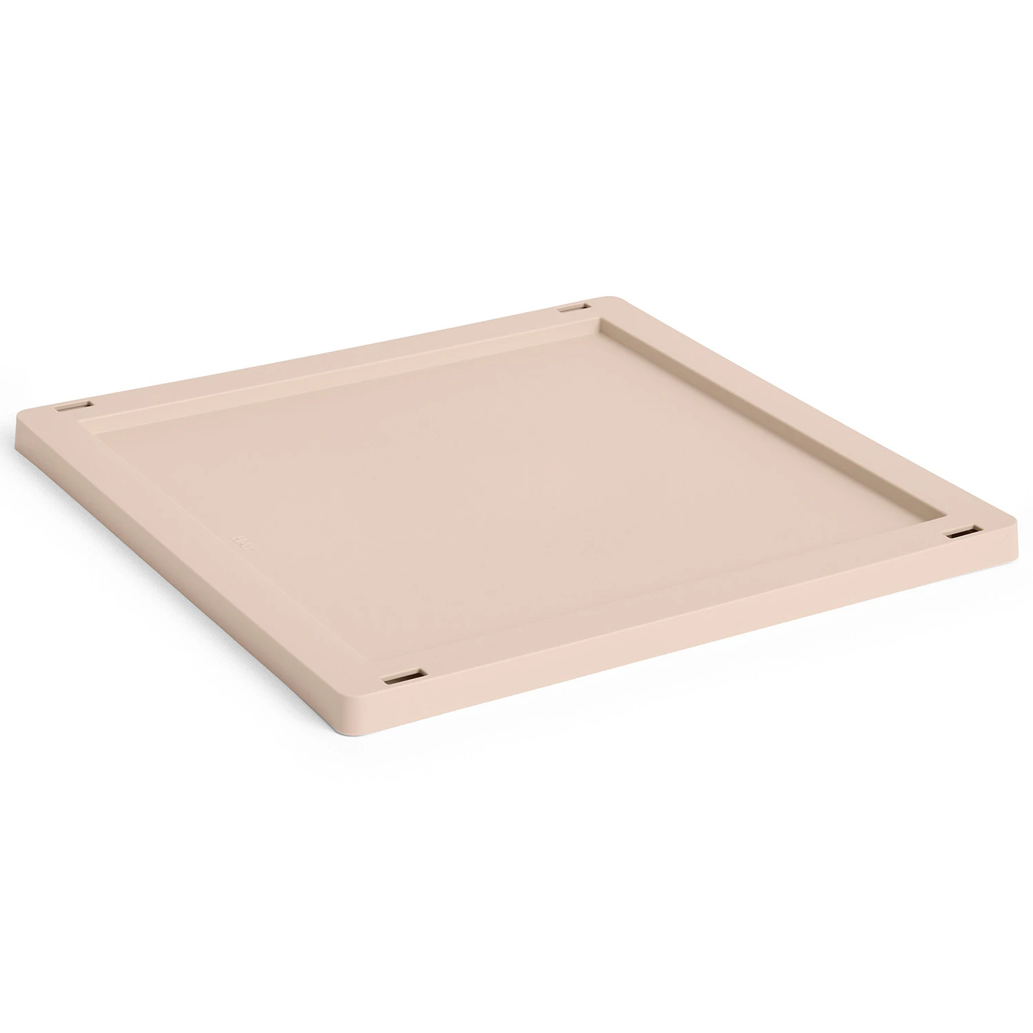 Hay Colour Crate Plastic Medium Square / Cube Lock Powder - Korgar Återanvänd Plast Puder
