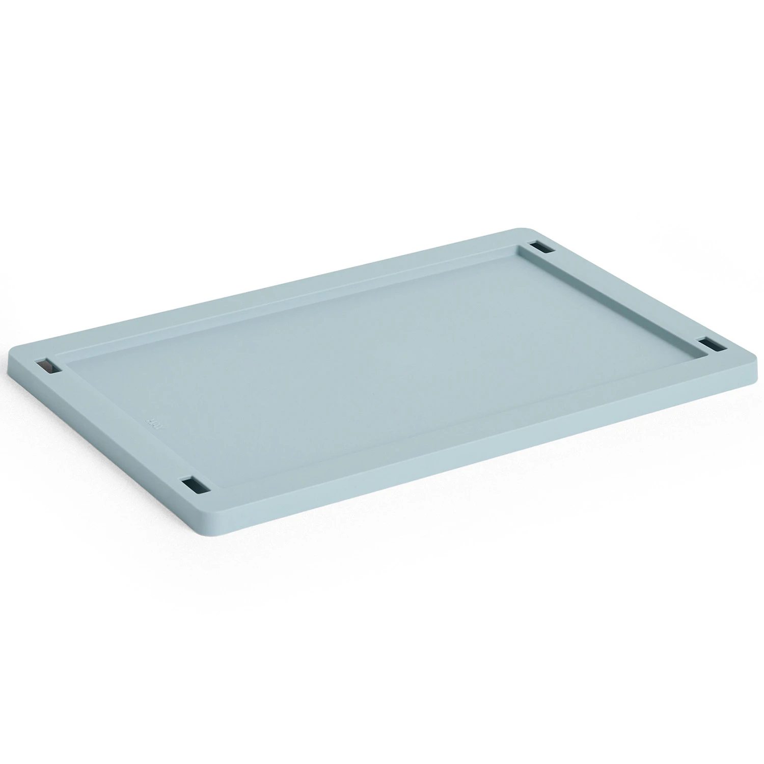 Hay Colour Crate Plastic Small Lock - Korgar Återanvänd Plast Dusty Blue