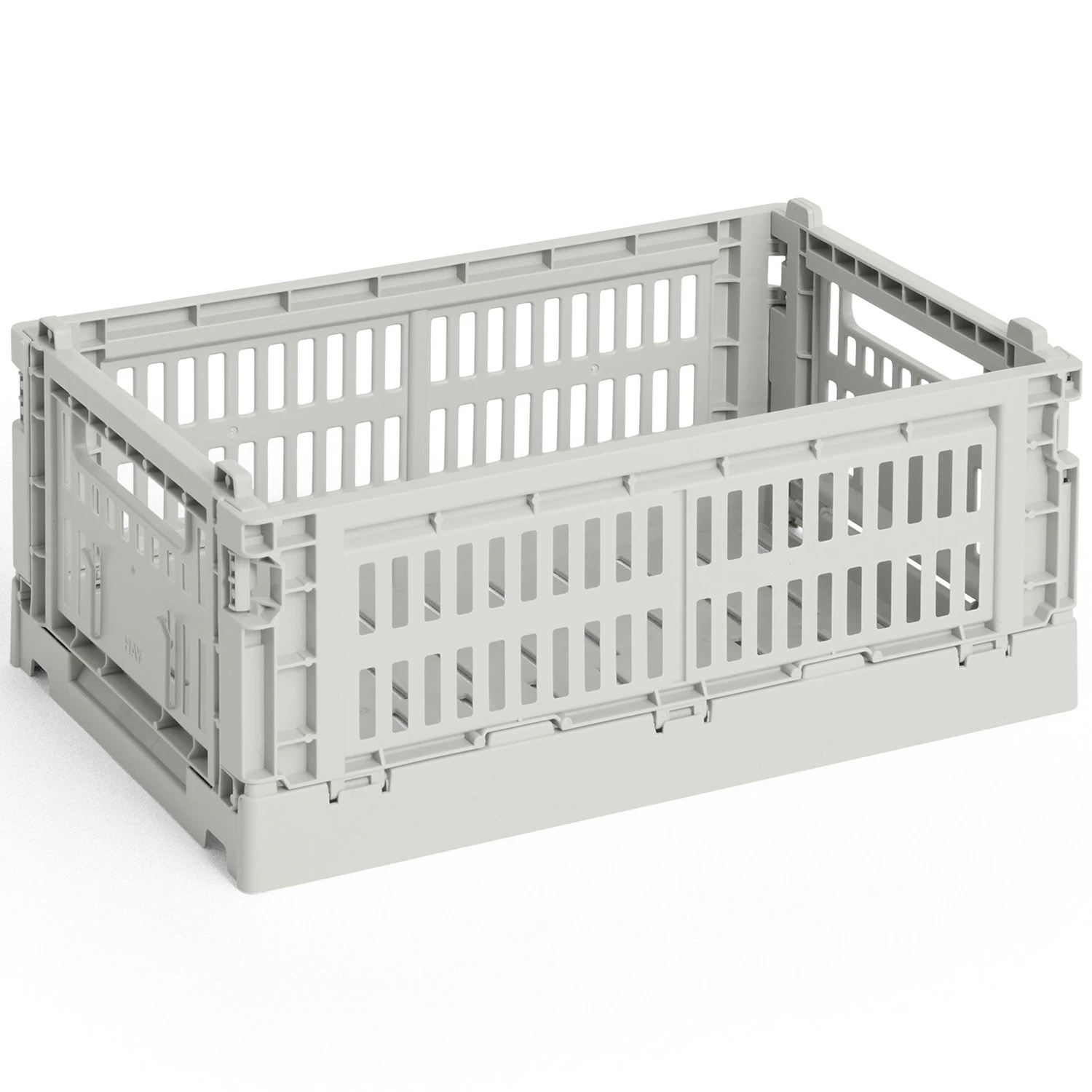 Hay Colour Crate Small Förvaring Grey - Korgar Återanvänd Plast Grå