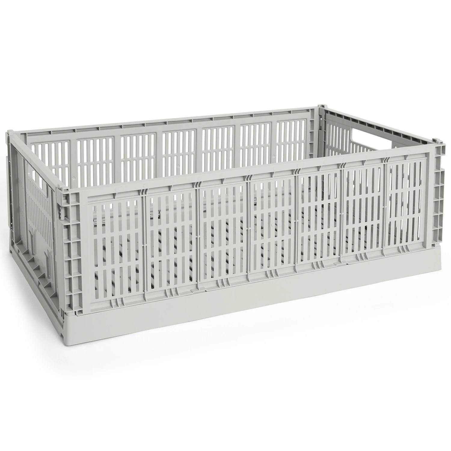 Hay Colour Crate X-large Förvaring Grey - Korgar Återanvänd Plast Grå