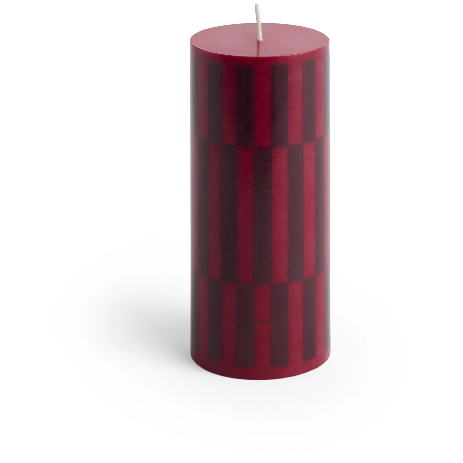 Hay Column Blockljus Litet Wine - Ljus Stearin Bordeaux