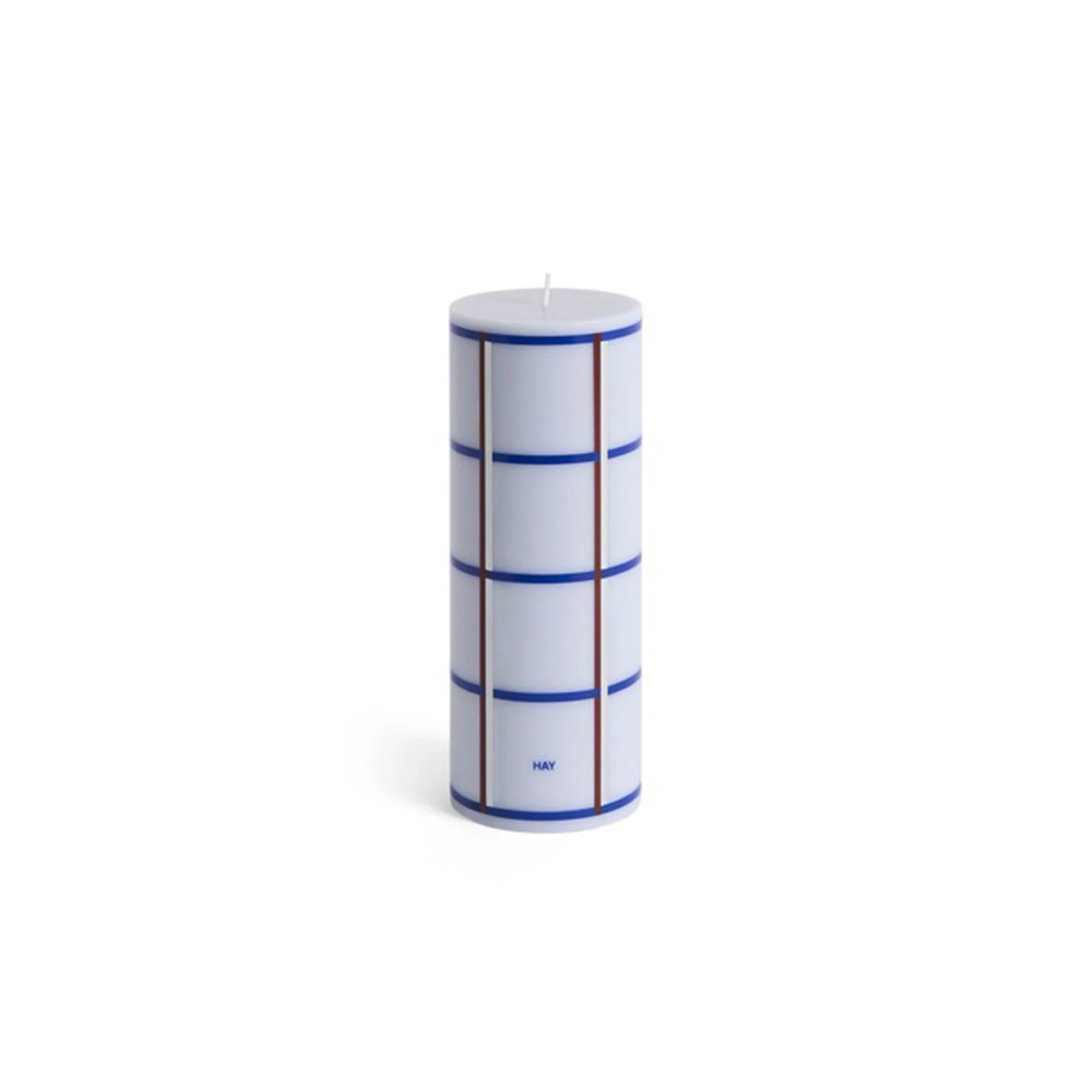 Hay Column Blockljus M Ljus / Bordeaux - Ljus Stearin Blå