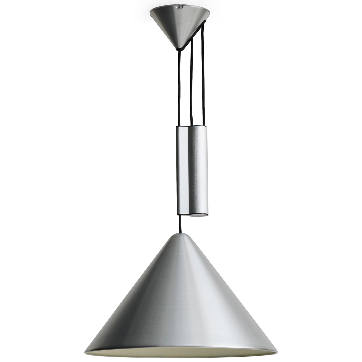 Hay Compass Pendel Justerbar 43 Cm - Pendellampor Aluminium Borstad Aluminium