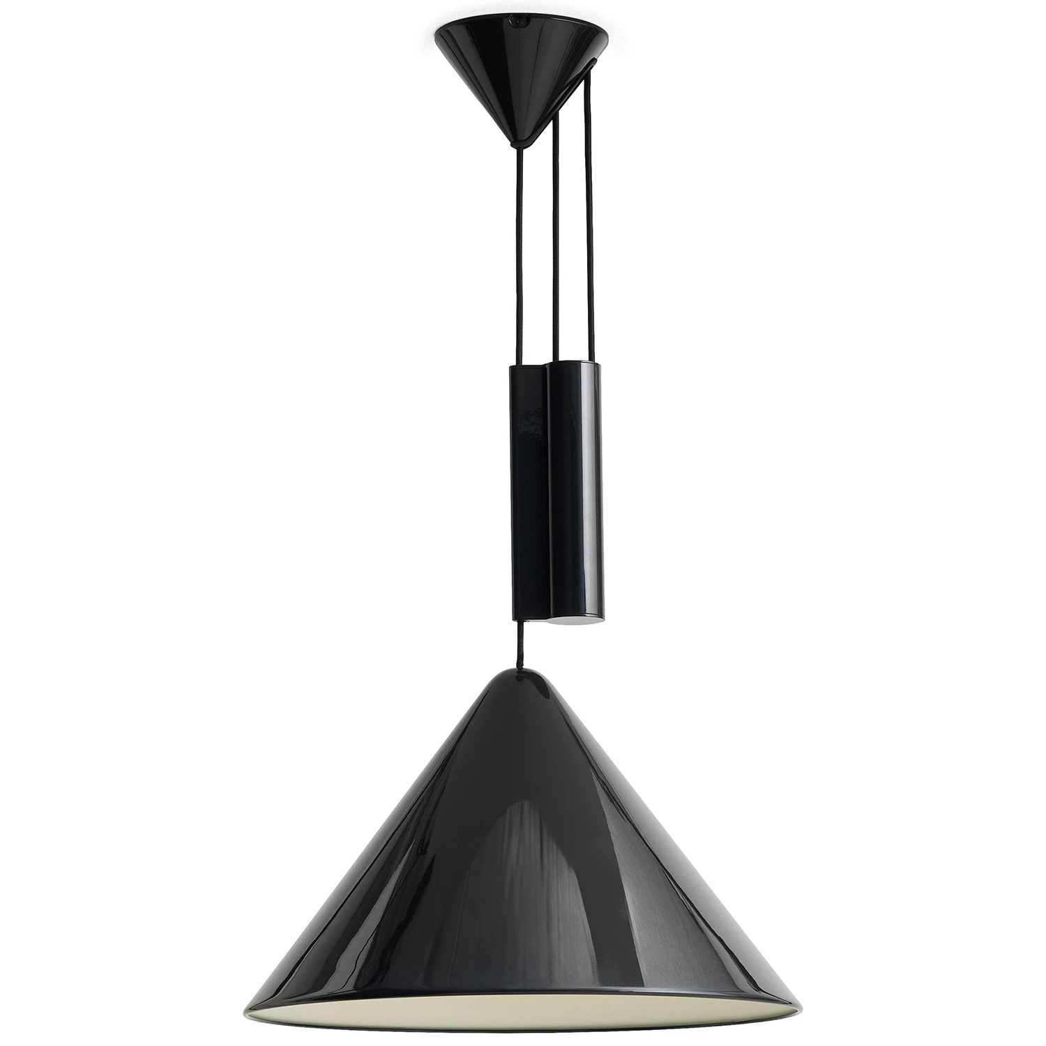 Hay Compass Pendel Justerbar 43 Cm - Pendellampor Aluminium Soft Black