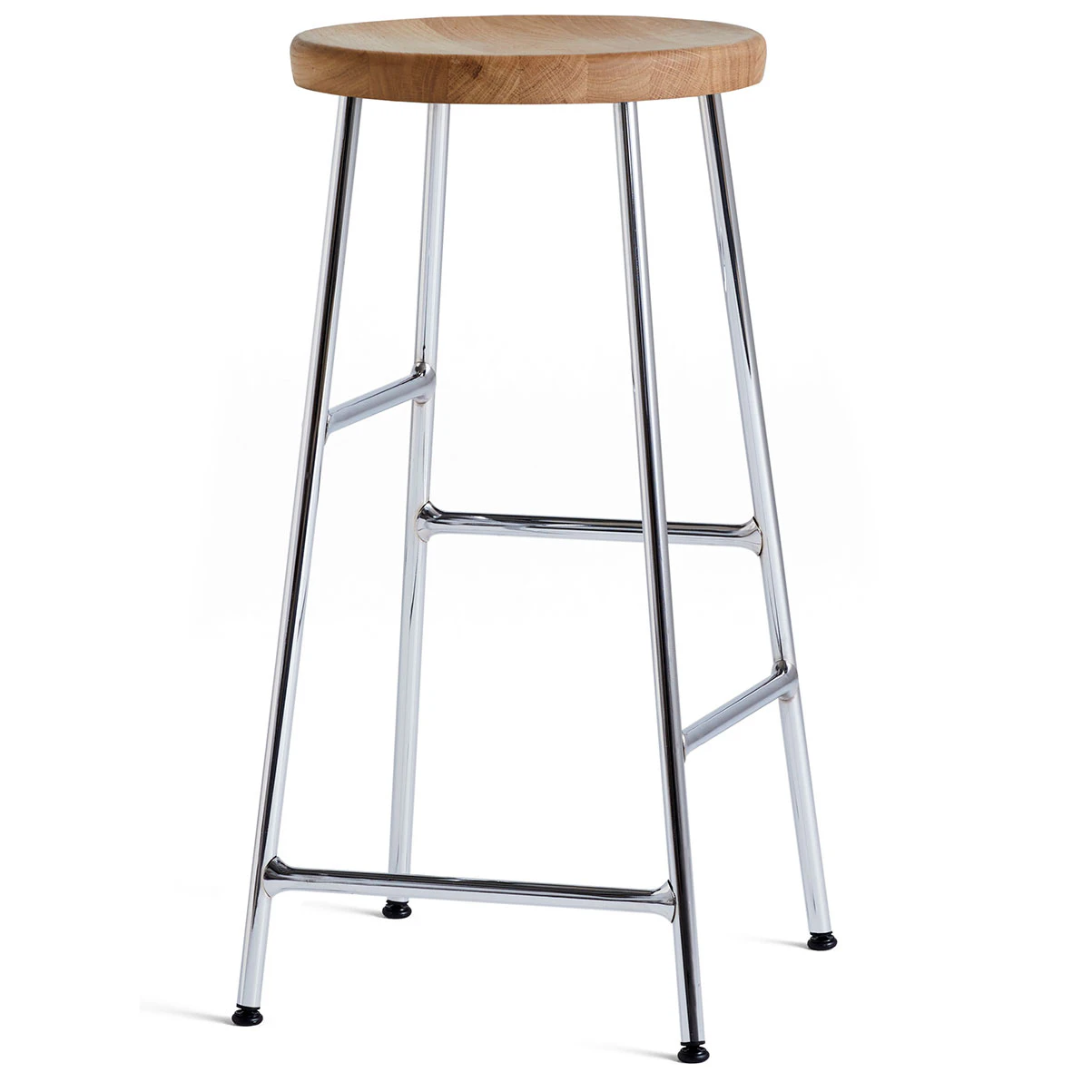Hay Cornet Barstol L&aring;g Oljad Ek/ - Barstolar Massiv Ek Krom