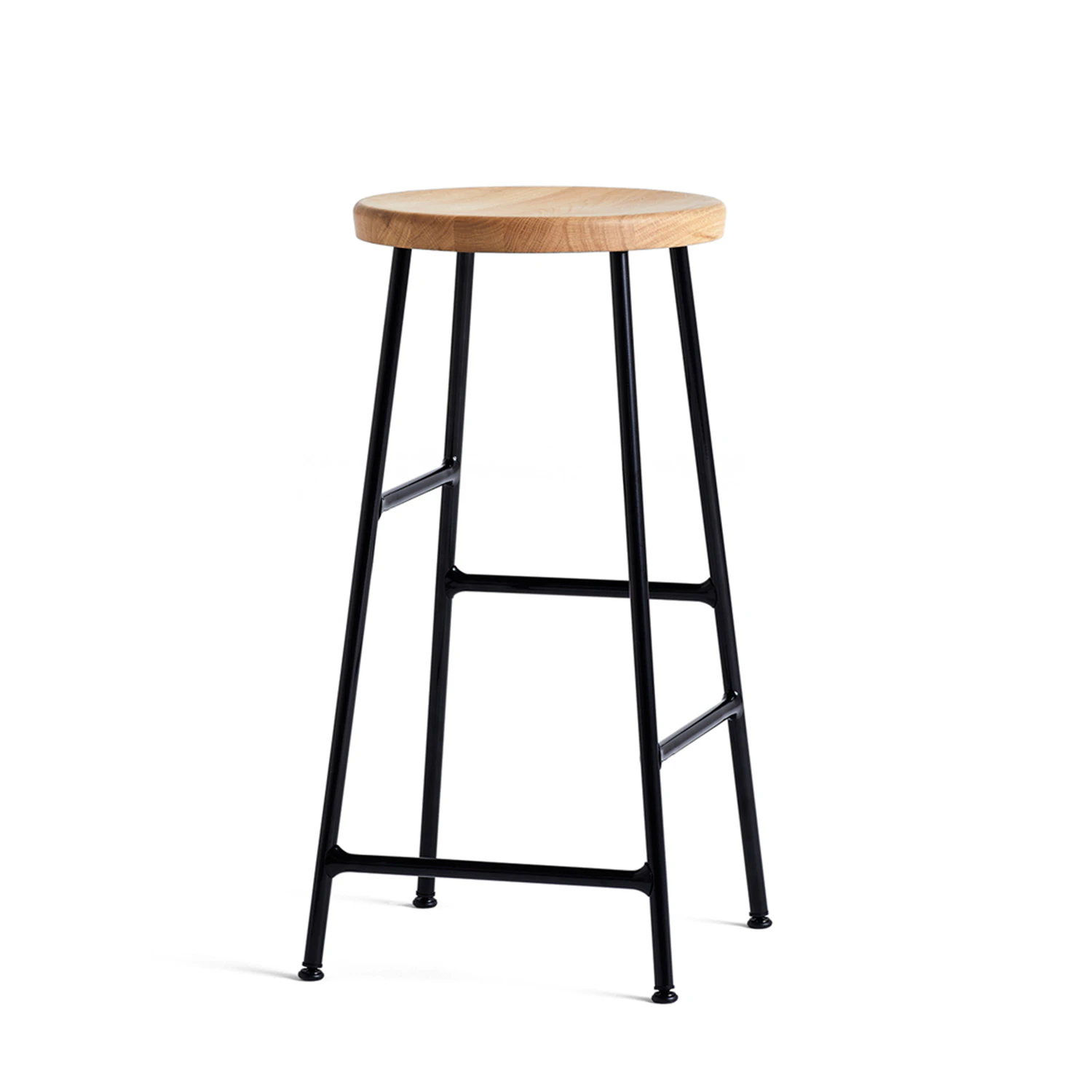 Hay Cornet Barstol L&aring;g /svart - Barstolar Pulverlackat St&aring;l Oljad Ek