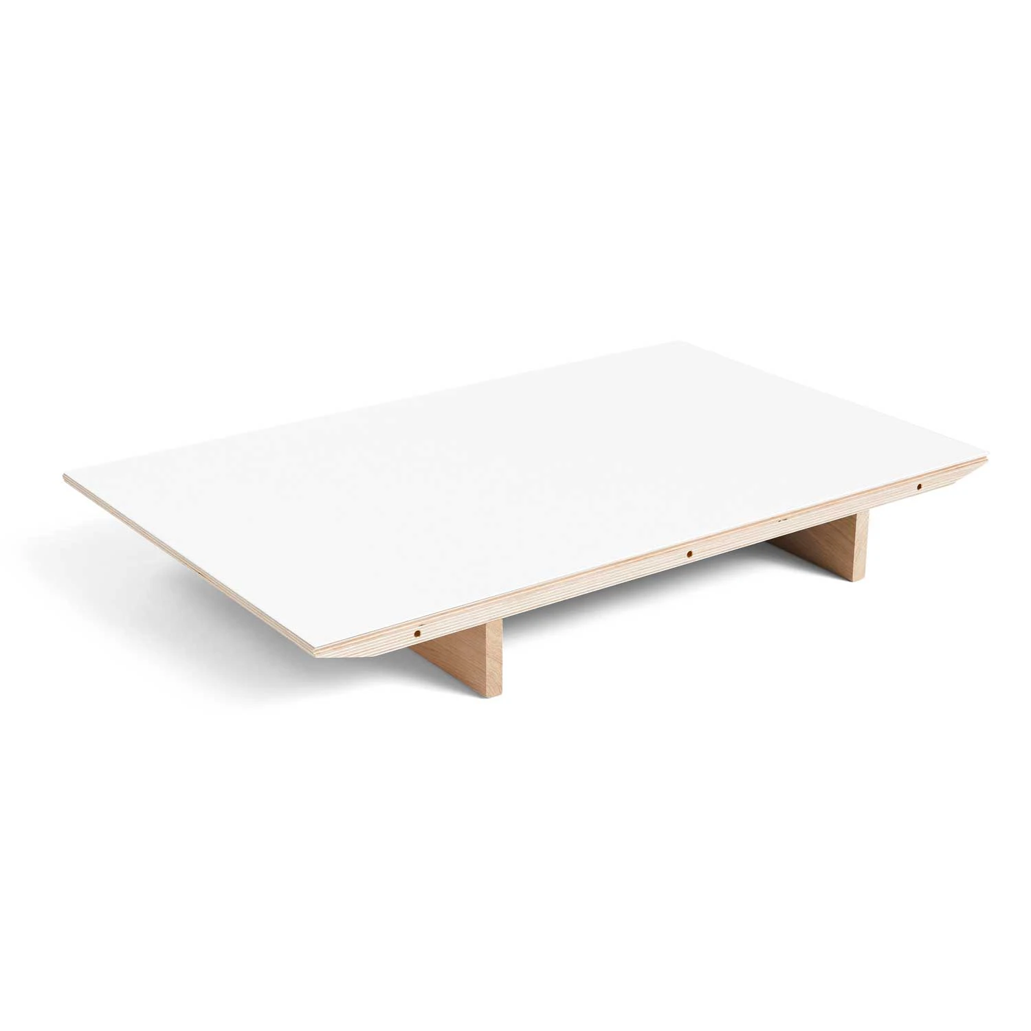 hay cph 30 bordsskiva leaf 50x80 cm vattenbaserad lackad ek/ - laminat vit