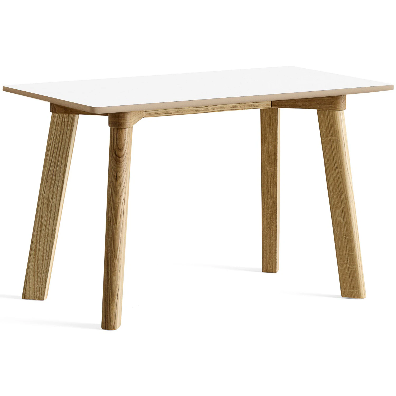 Hay Cph Deux 215 2.0 B&auml;nk 75 Cm Pearl White / Vattenbaserad Lackad Ek - B&auml;nkar Laminat P&auml;rlvit