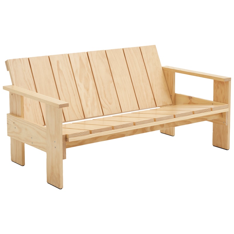 Crate Loungesoffa, Klarlackad